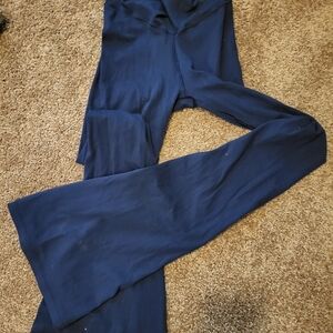 Offline BY AERIE Navy Blue Flared LEGGINGS